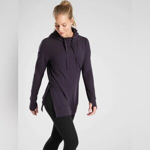 Athleta Sayulita Hoodie Royal Plum Size Small